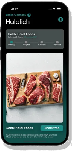 Halalich mobile app