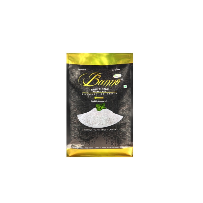 Banno Black Traditional Basmati Rice pack