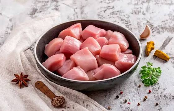 Boneless zabiha halal chicken cubes