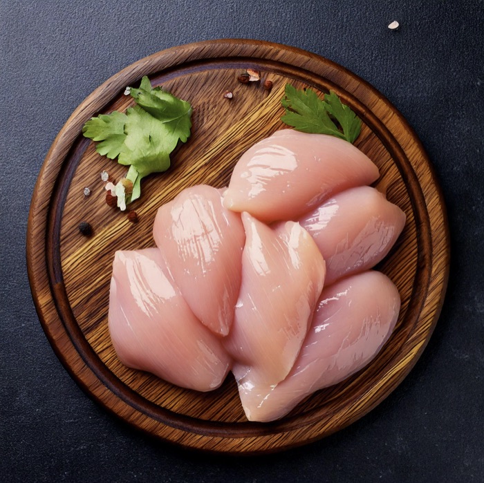 Boneless zabiha halal chicken pieces