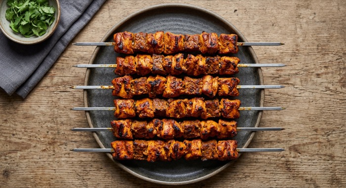 Marinated beef tikka boti from Sizzlers