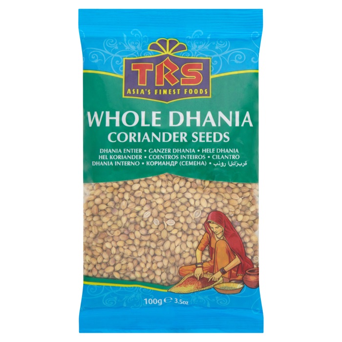 TRS Coriander Seeds (Whole Dhania) pack